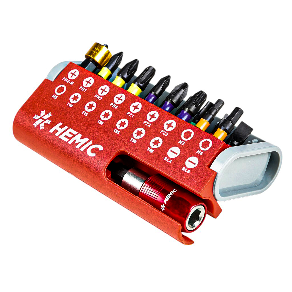 [883002019] Set Hemic 19 puntas iman premium
