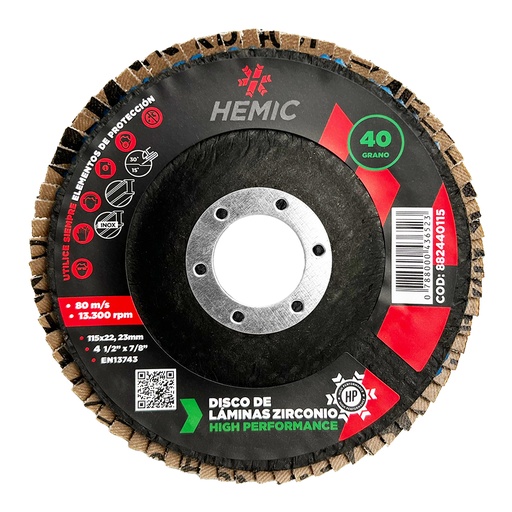 [882412115] Disco de Laminas HEMIC ZirconioHD Gr.120