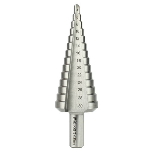 [71] Broca escalonada HSS-Co.5% 6-30mm 13 pasos