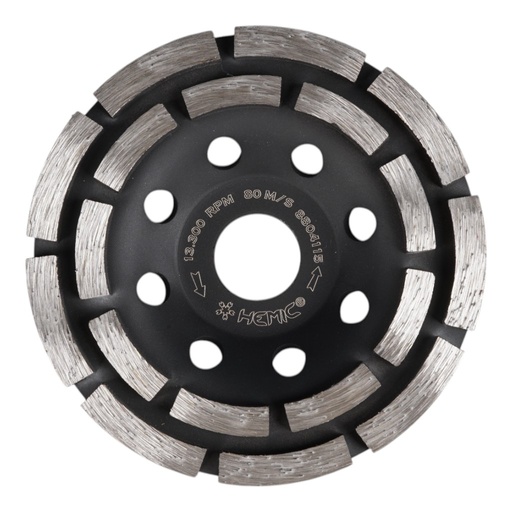 [8804125] Copa Diamantada doble hilera Hemic 125mm