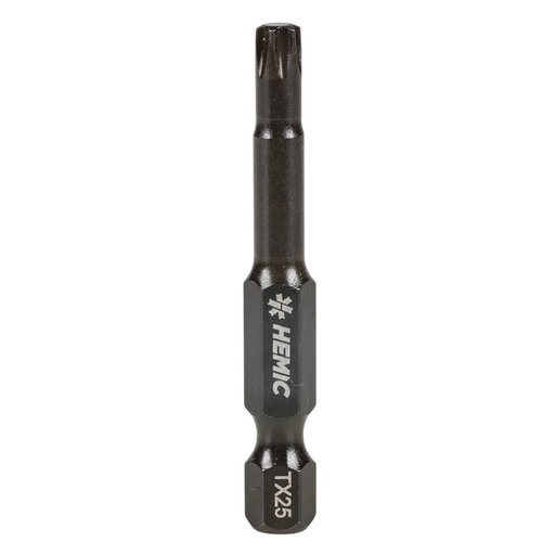 [8834T3050] HEMIC Punta TORX TX30 largo 50mm Toma Hex 1/4